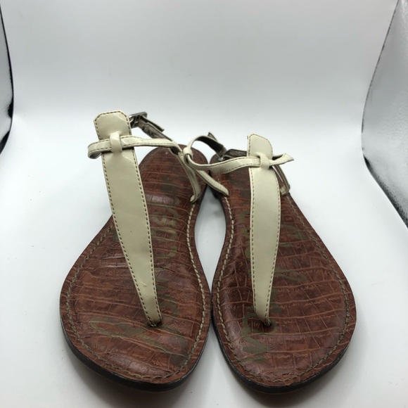 Sam Edelman GiGi womens cream thong sandals size 7.5 - Picture 2 of 7